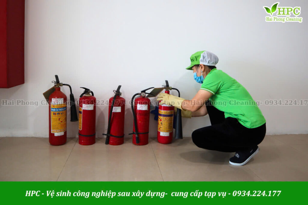 Vệ sinh hệ thống phòng cháy chữa cháy hàng tháng, quý