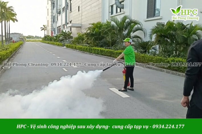 Nhân viên được đào tạo công tác an toàn cháy nổ