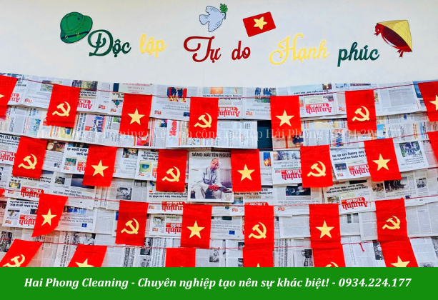 Treo cờ dây, cờ tổ quốc cho doanh nghiệp