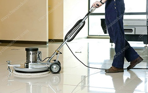 dịch vụ phủ bóng sàn tại hải phòng