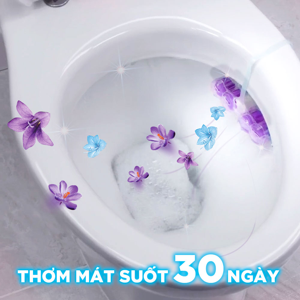sử dụng viên treo bồn cầu