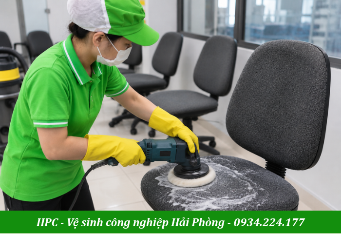 Đánh bay vết bẩn với máy chà