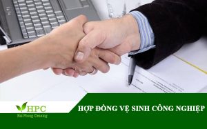 hợp đồng vệ sinh công nghiệp