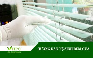 vệ sinh rèm cửa