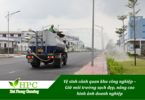 Vệ sinh cảnh quan Khu công nghiệp