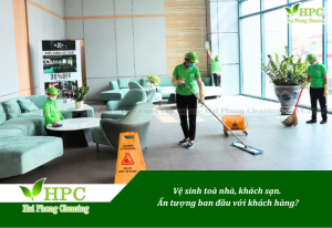 Vệ sinh toà nhà - Ấn tượng ban đầu với khách hàng