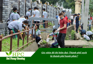 Thành phố sạch là thành phố hạnh phúc