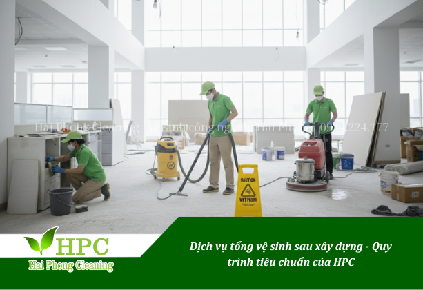 Dịch vụ vệ sinh sau xây dựng của HPC