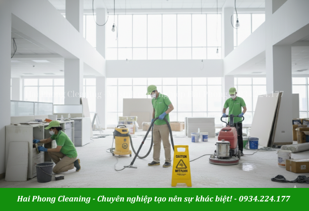 Quy trình tiêu chuẩn - vệ sinh sau xây dựng