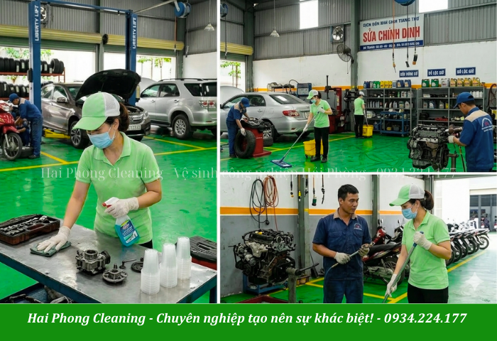 Đặc thù ngành vệ sinh gara