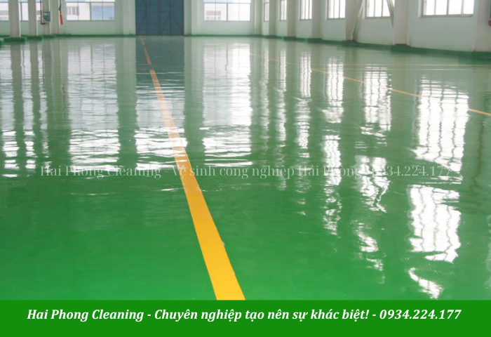 Sàn bóng đẹp, chịu lực, không bám bụi bẩn