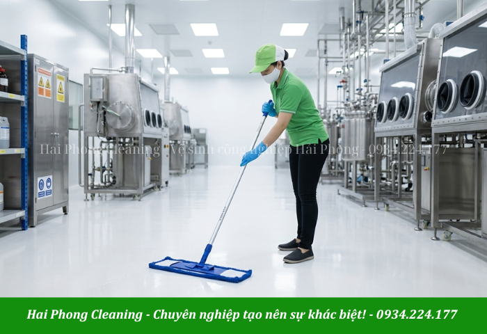 Các phòng sạch hay sử dụng sàn Vinyl