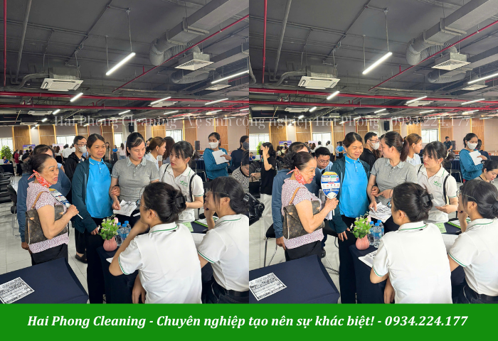 Không khí sôi động trong ngày hội tuyển dụng của HPC