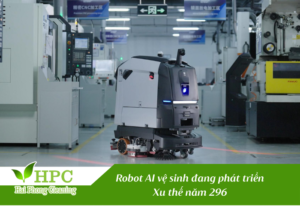 Robot AI vệ sinh công nghiệp